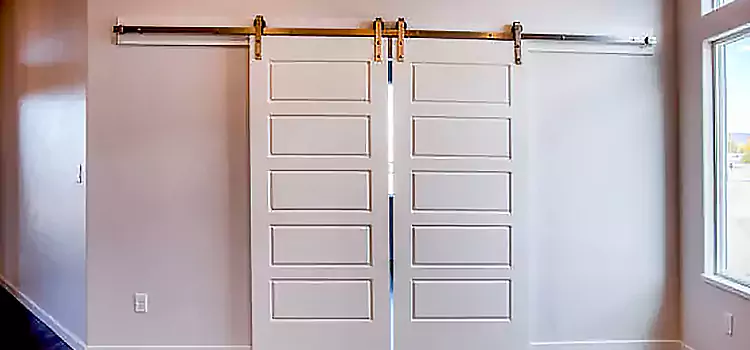 Glass Barn Door with Installation Hardware Kit Matthews