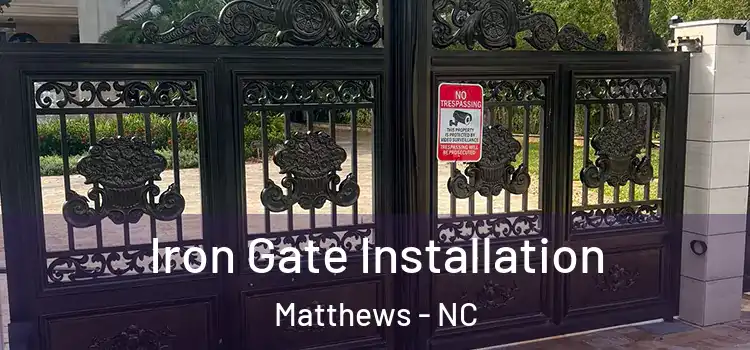 Iron Gate Installation Matthews - NC